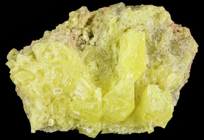 Sulfur Crystal Cluster on Matrix - Nevada #69154